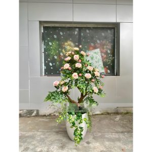 Cây Hoa Hồng Giả Trang Trí Nội Thất & Ngoại Thất