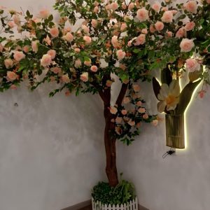Cây Hoa Hồng Giả Trang Trí Quán Café – Nhà Hàng