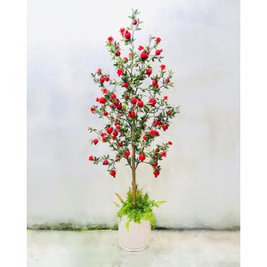 Cây Lựu Giả Trang Trí Không Gian Truyền Thống